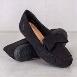 Fama Mocassins Avec Un Noeud le noir 1