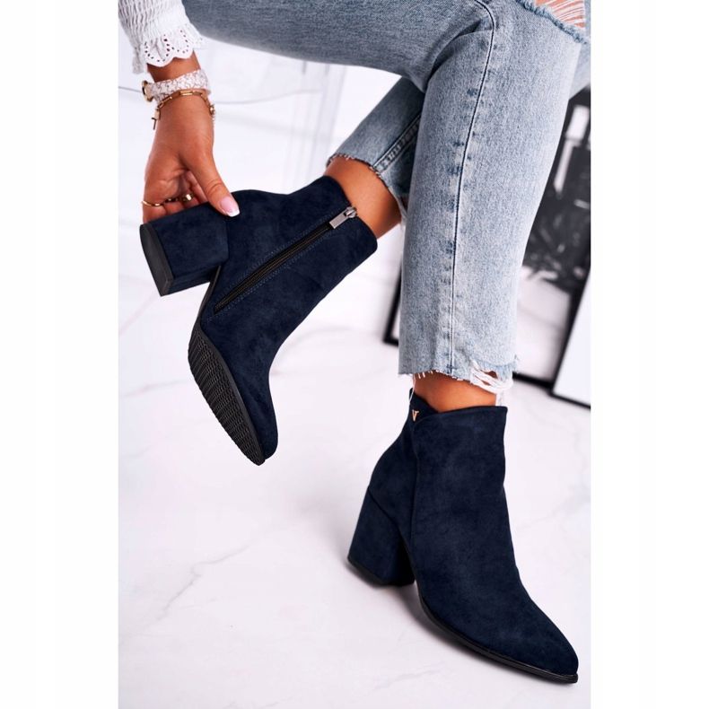 Vinceza Bottes Femme Warm Eco Suede Bleu Marine So Good 2 Vinceza Bottes Femme Warm Eco Suede Bleu Marine So Good 2