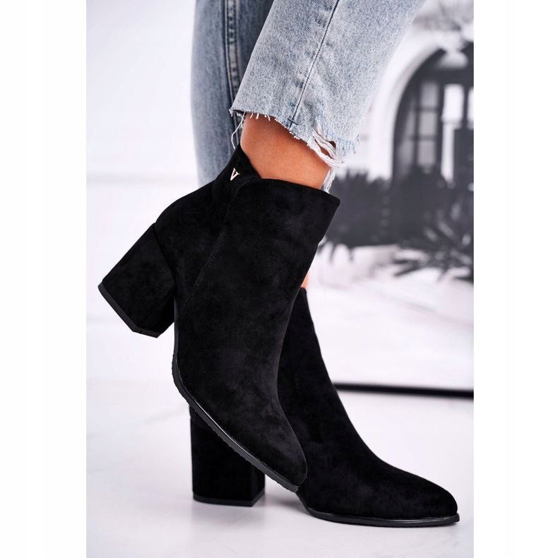 Vinceza Bottes Femme Warm Eco Suede Noir So Good 2