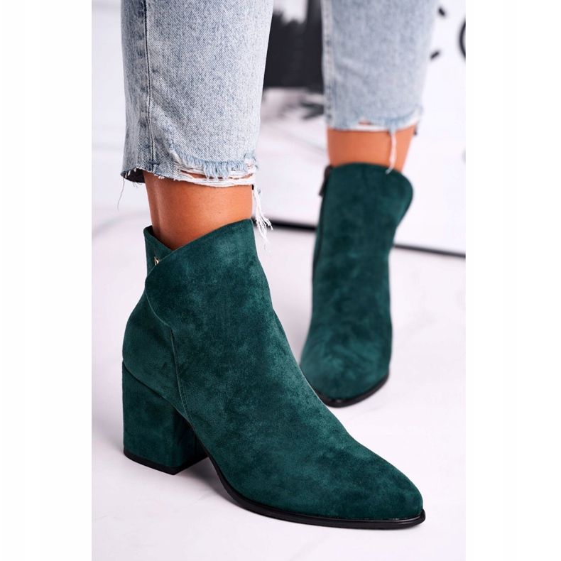 Vinceza Bottes Femme Warm Eco Suede Vert So Good 2
