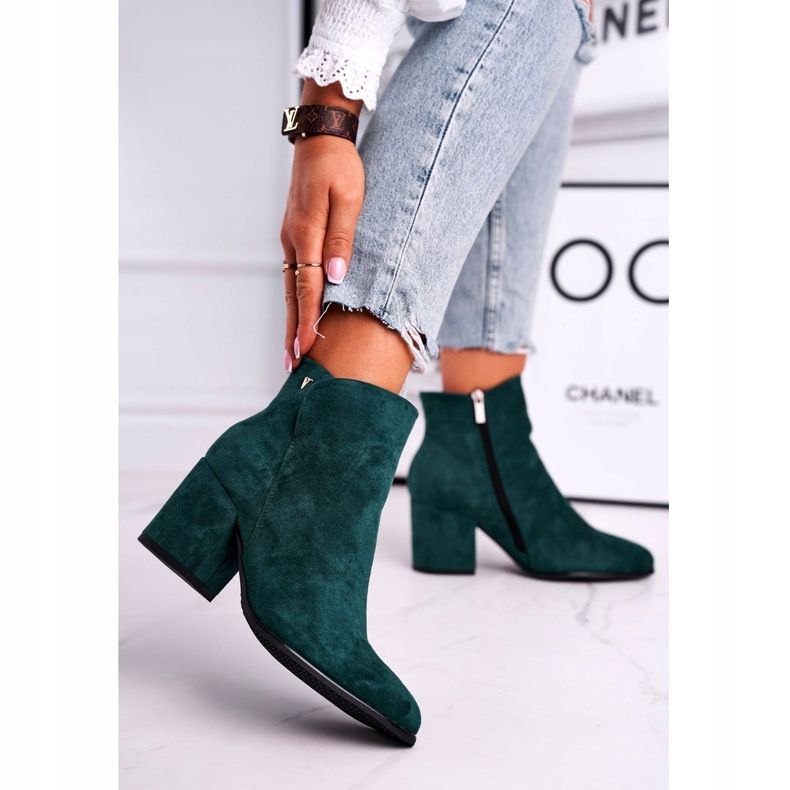 Vinceza Bottes Femme Warm Eco Suede Vert So Good 1