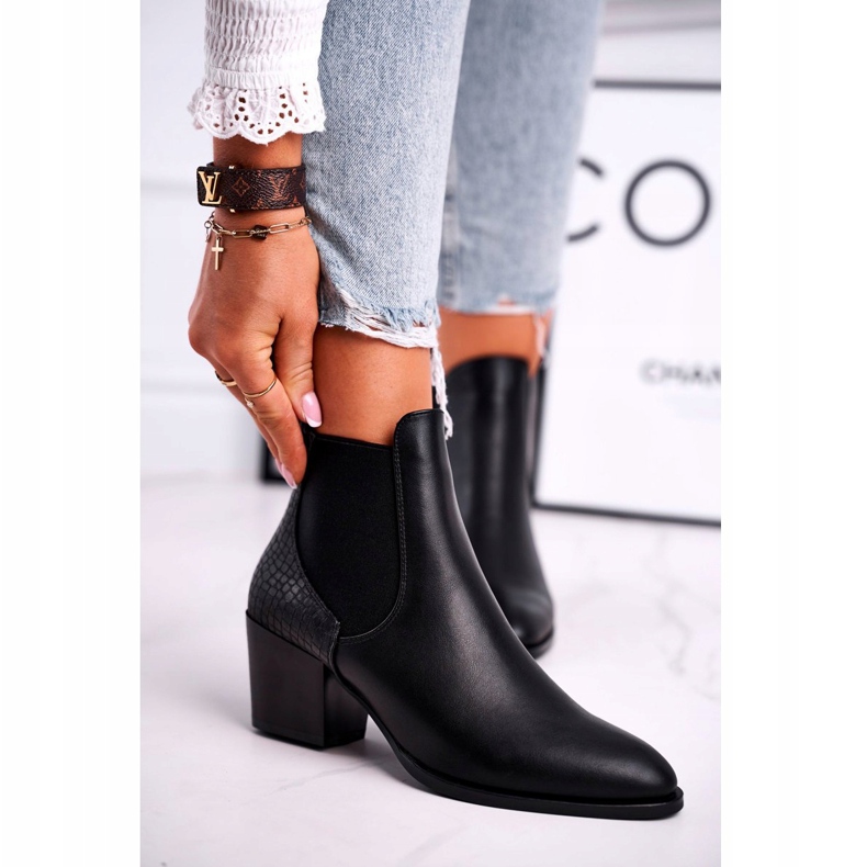 Bottes Femme À Talons Hauts Sergio Leone Noir BT613 2