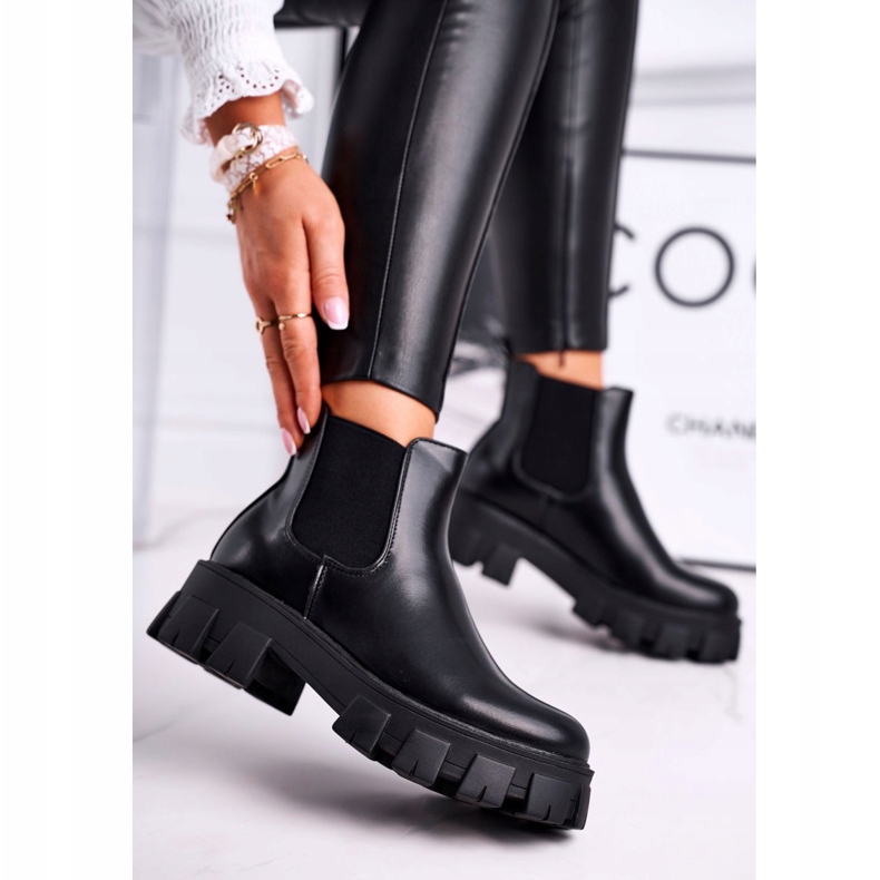 SEA Bottines Femme Jodhpur boots Morie Noir 2