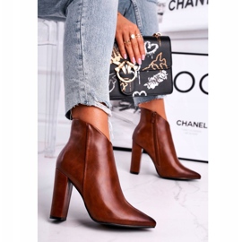 Marquiiz Bottes Femme À Talons Hauts Camel Rise Up brun 1