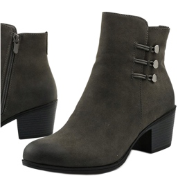 Bottines en daim gris sur le post Keenshaper 2