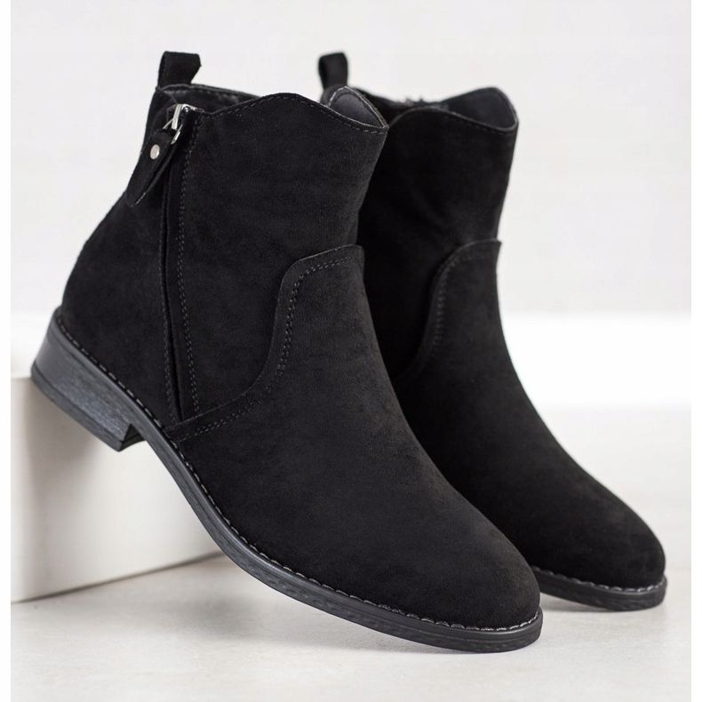 Evento Bottes décontractées confortables noir 2