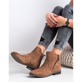 Evento Bottes décontractées confortables brun 4
