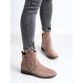 Evento Bottes décontractées confortables beige 4