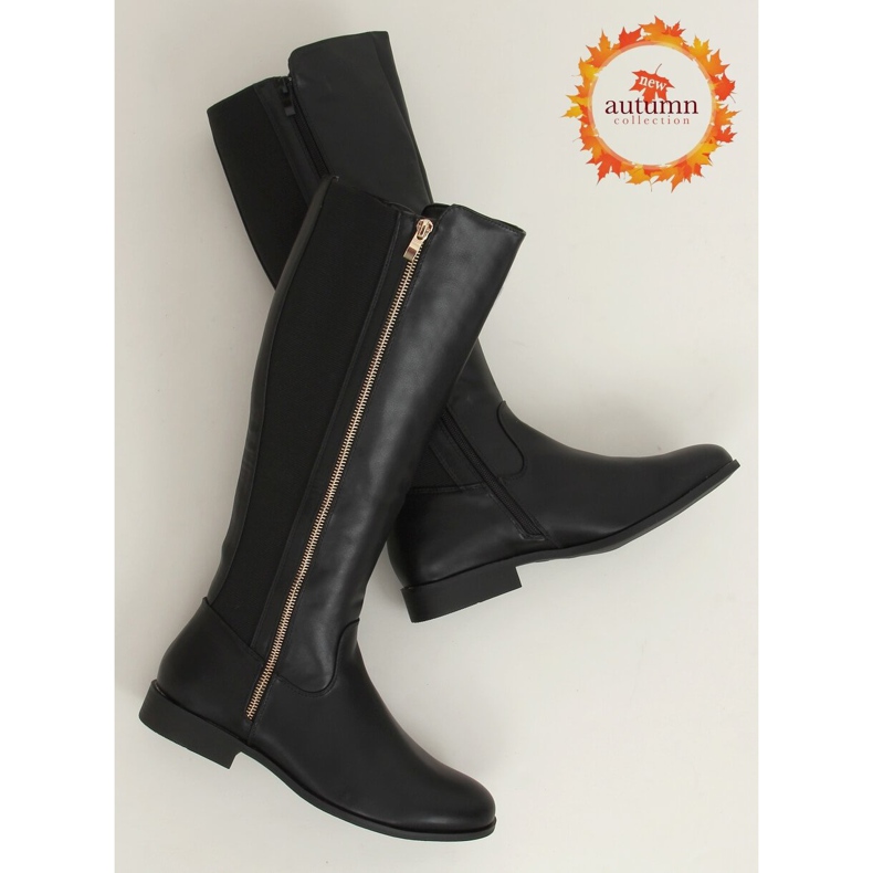 Bottes noires pour femmes ZW10 Black le noir 1