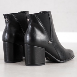 Bottes élégantes VINCEZA noir 1