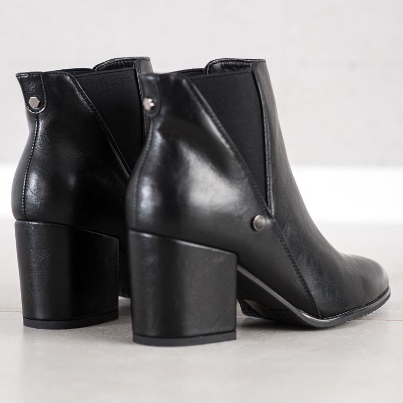 Bottes élégantes VINCEZA noir 1