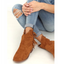 Bottes dans le style de boho camel 688-A99 Camel brun multicolore 2