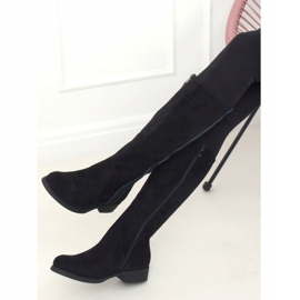 Bottes cavalières femme noires 7962-PG Noir 1