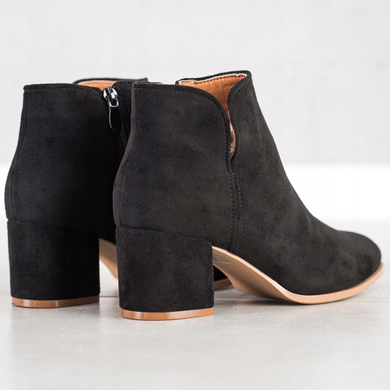Bella Paris Bottes élégantes à talons hauts noir 1