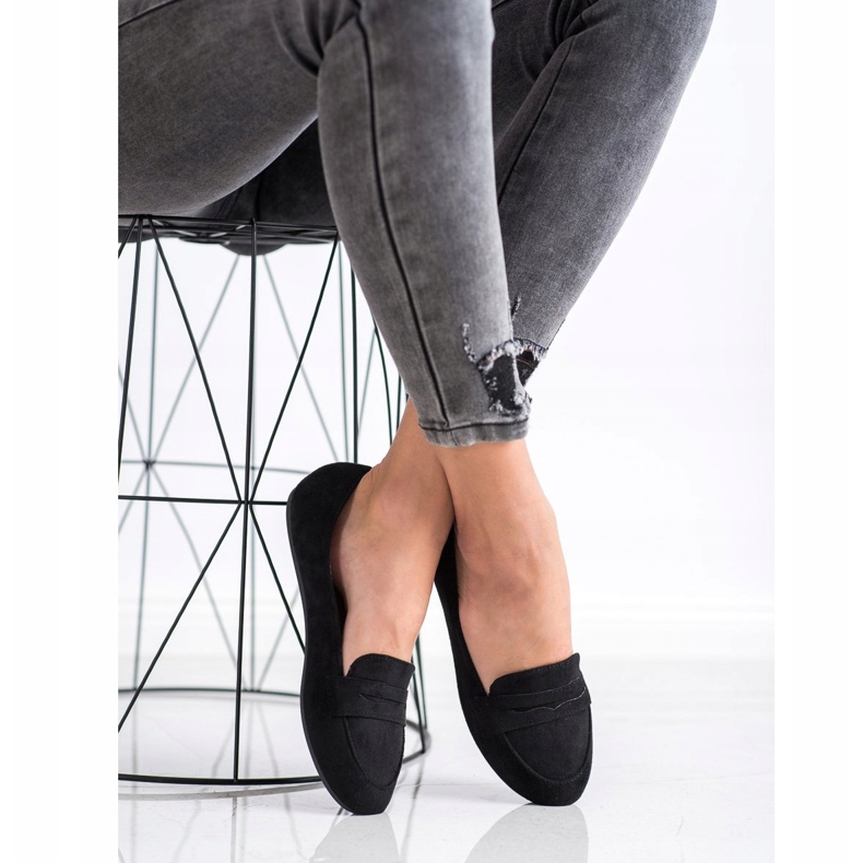 SHELOVET Mocassins noirs le noir 1