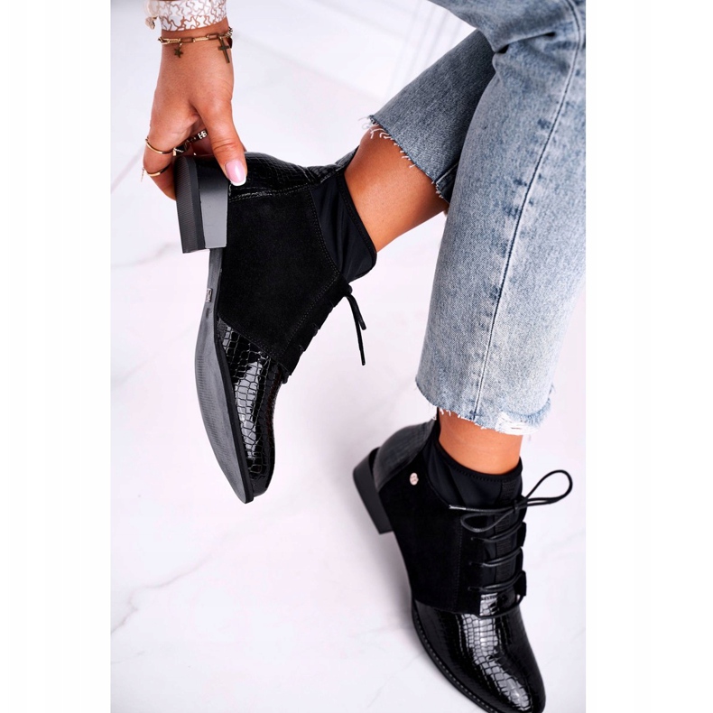 Bottes Femme Cuir Maciejka Noir 04744-20 le noir 2