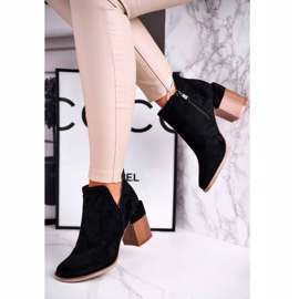 MSMG Bottines à Talons Femme Noires Meliori Dream 2