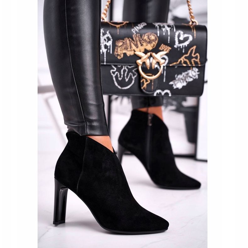 Bottes pour femmes à talon haut Laura Messi Noir 2200 le noir 1