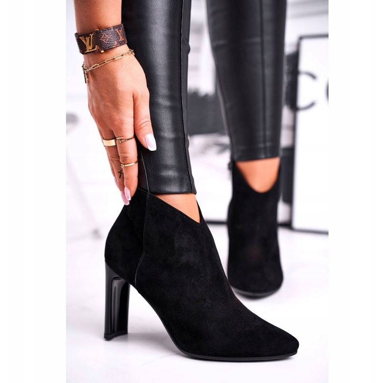 Bottes pour femmes à talon haut Laura Messi Noir 2200 le noir 2