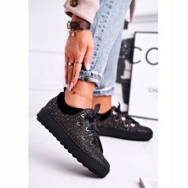 Baskets pour femmes en cuir élégant Laura Messi Noir 2045 1