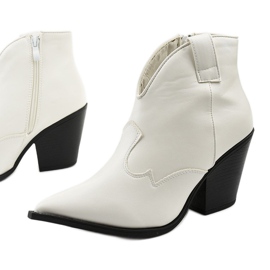 Bottes de cowboy blanches femme Pretender 1