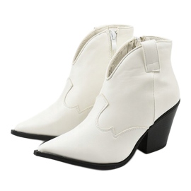 Bottes de cowboy blanches femme Pretender 2