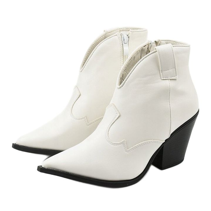 Bottes de cowboy blanches femme Pretender 2
