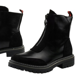 Bottes isolées plates noires Shieldstone le noir 1