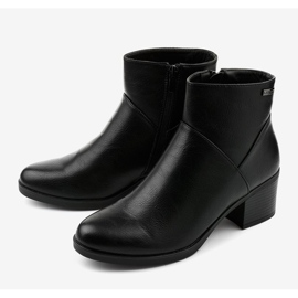 Bottes isolées noires avec une fermeture éclair Suncutter le noir 2
