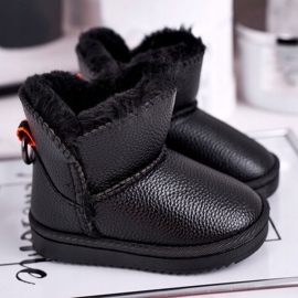 Apawwa Bottes de Neige Enfant Chaudes Noir June 1