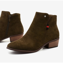 Bottines plates marron 20Y8039-6 brun 1