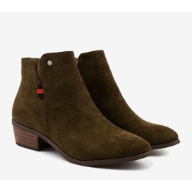 Bottines plates marron 20Y8039-6 brun 3