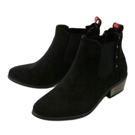 Bottines plates noires Nilanda le noir 2