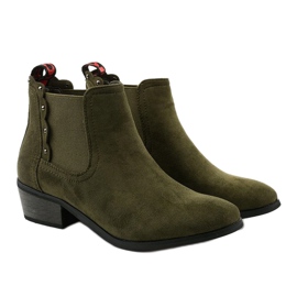 Bottines plates vertes Nilanda 2