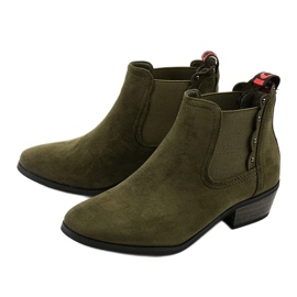Bottines plates vertes Nilanda 3