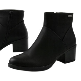 Bottes isolées noires avec une fermeture éclair Suncutter le noir 1