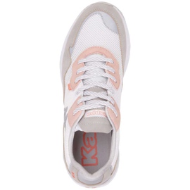 Chaussures femme Kappa Laverton blanc et rose 242930 1021 blanche gris 1