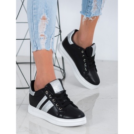 SHELOVET Chaussures de sport sur un coin le noir 2 SHELOVET Chaussures de sport sur un coin le noir 2