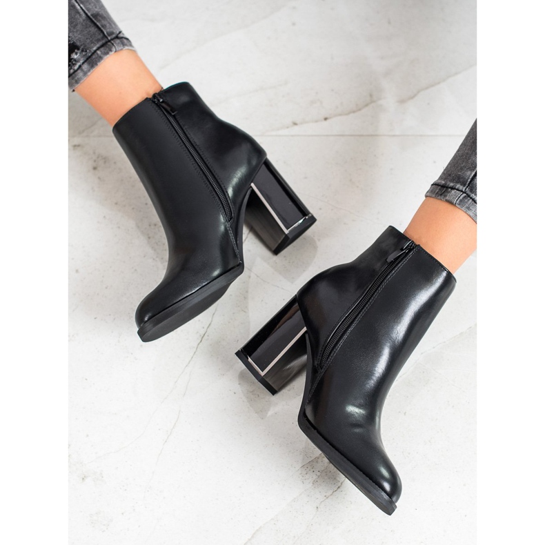 Goodin Bottes élégantes à talons hauts noir 1