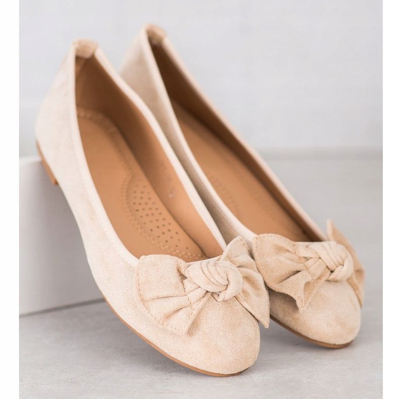 Sixth Sense Ballerine Avec Un Noeud beige 2