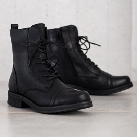 SDS Travailleurs lacés noir 1