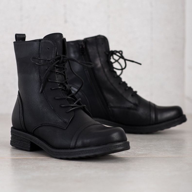 SDS Travailleurs lacés le noir 1