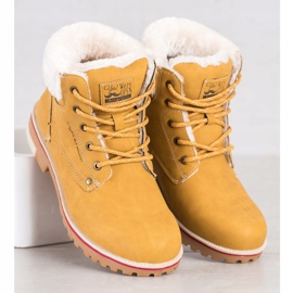 Arrigo Bello Chaussures de randonnée chaudes jaune 3