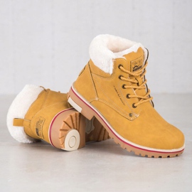 Arrigo Bello Chaussures de randonnée chaudes jaune 4