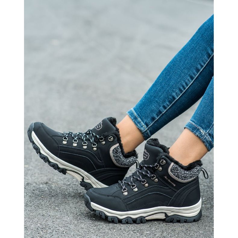 Ax Boxing Chaussures de randonnée confortables noir 1