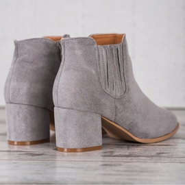 Bella Paris Bottines Courtes En Daim beige 3