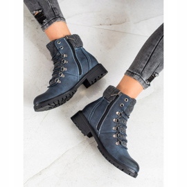 Filippo Trappeurs élégants bleu marine bleu 2