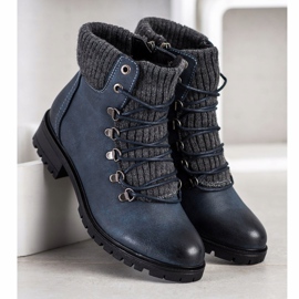 Filippo Trappeurs élégants bleu marine bleu 1