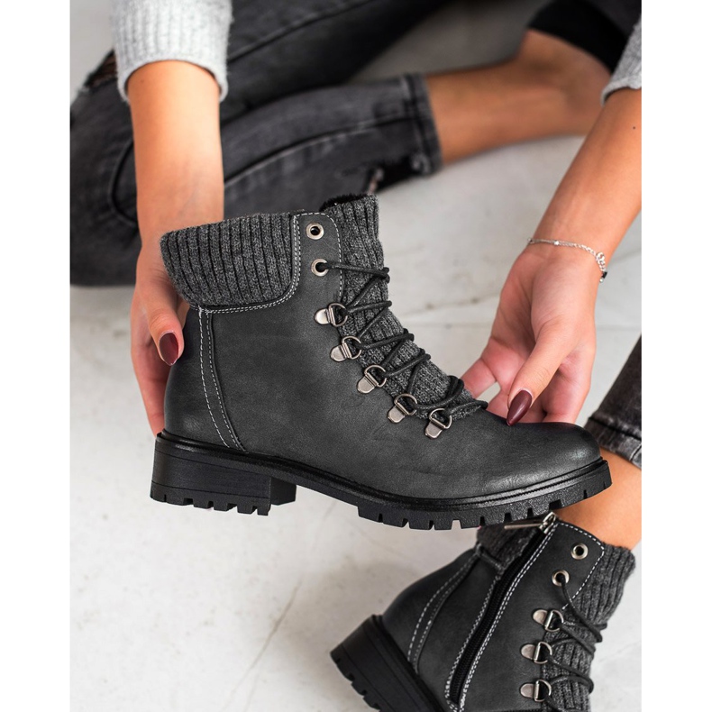 Filippo Trappeurs élégants le noir 2