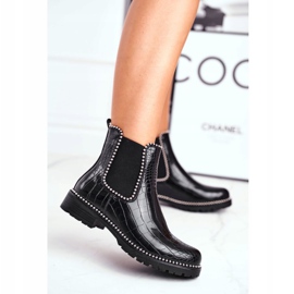 Bottines Femme Bottines Chelsea Warm Noir Elvina 2